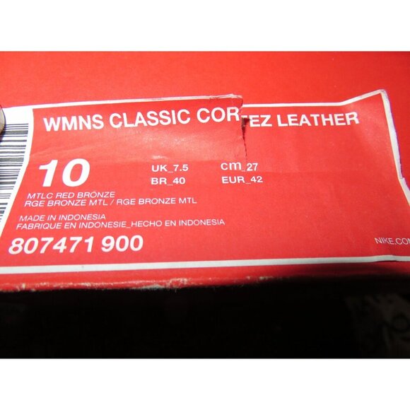 Nike Limited Edition Luxe Red Crush Suede & Velvet Florals 72 Cortez AV8505-600 - Picture 12 of 12